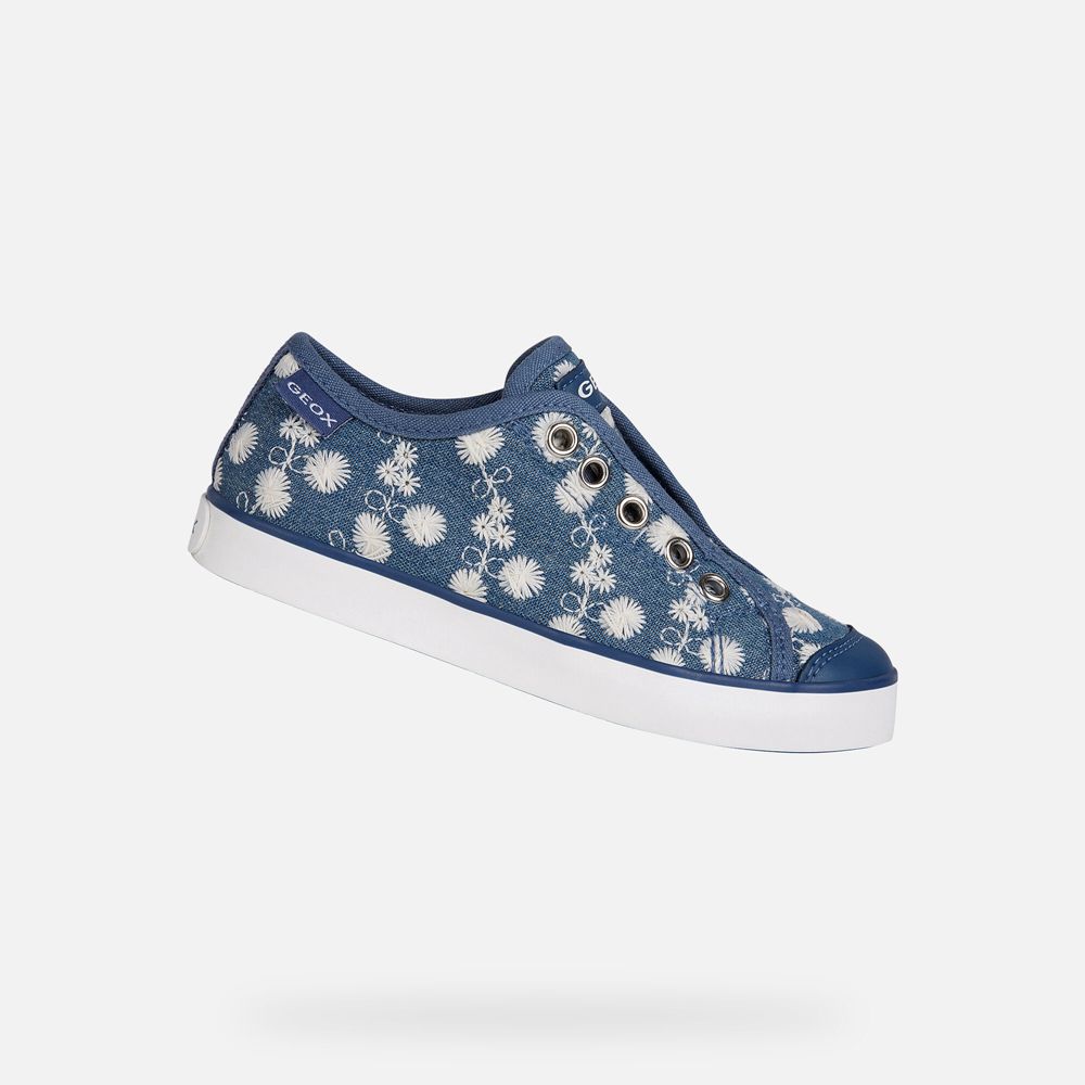 Geox Sneakers Blue Ciak - Geox Girls Shoes - EGRYOW264